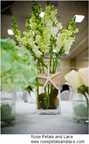 Flowers for beach themed weddings