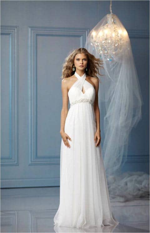 An informal wedding dress