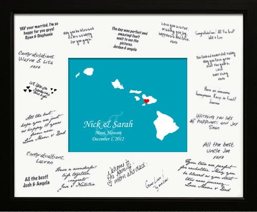 Destination Wedding Guest Book Alternative Ideas