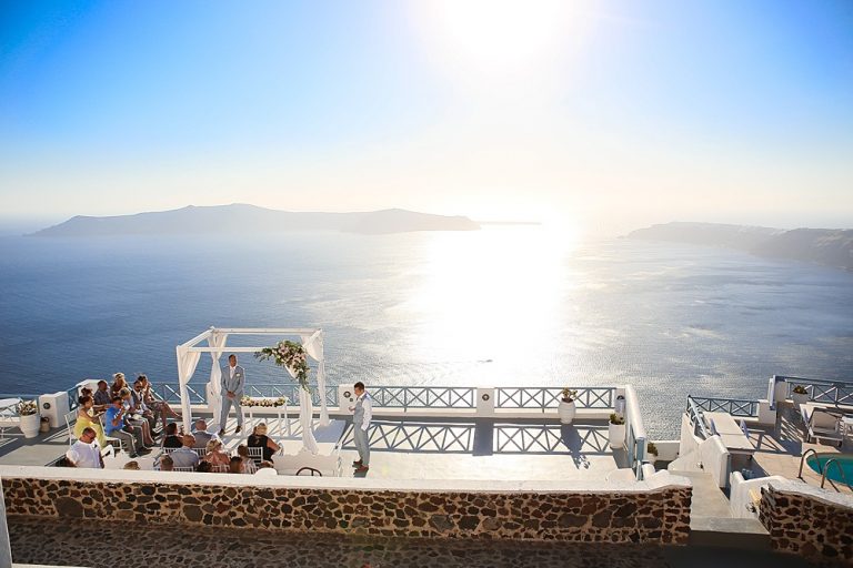 Destination Wedding In A Secluded Santorini Venue - Destination Wedding 