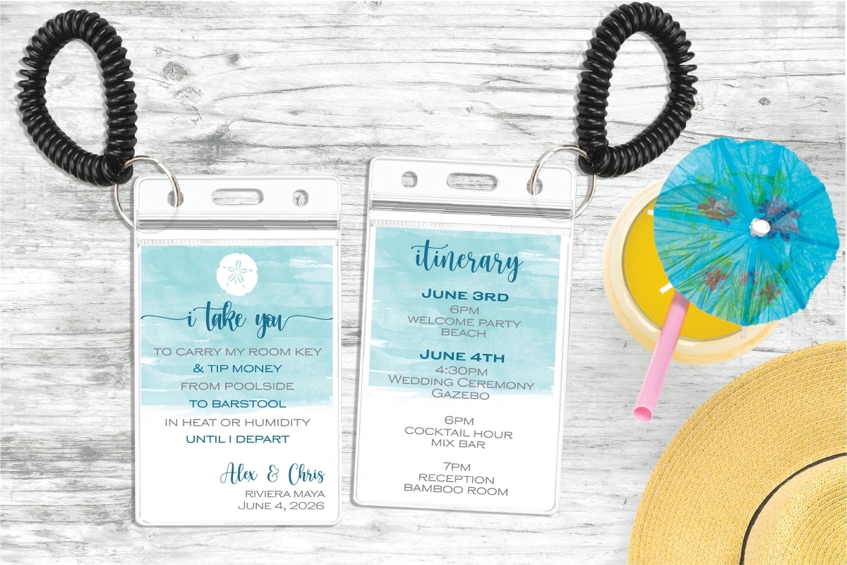 Destination Wedding Gift Bags….. – Behind The Wedding