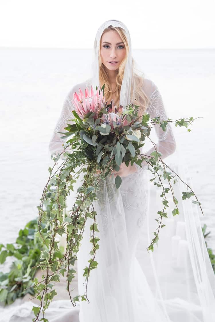 beach wedding details