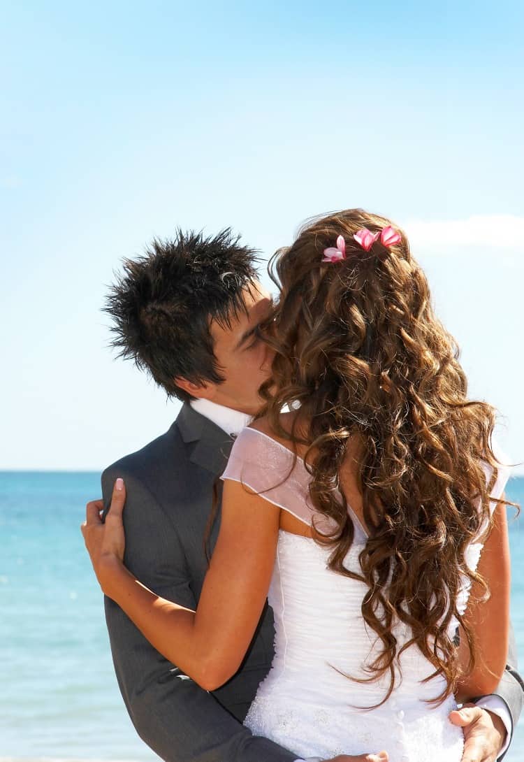 Beach Wedding Hair Styles Destination Wedding Details