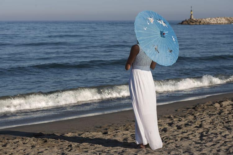 Beach Wedding parasol