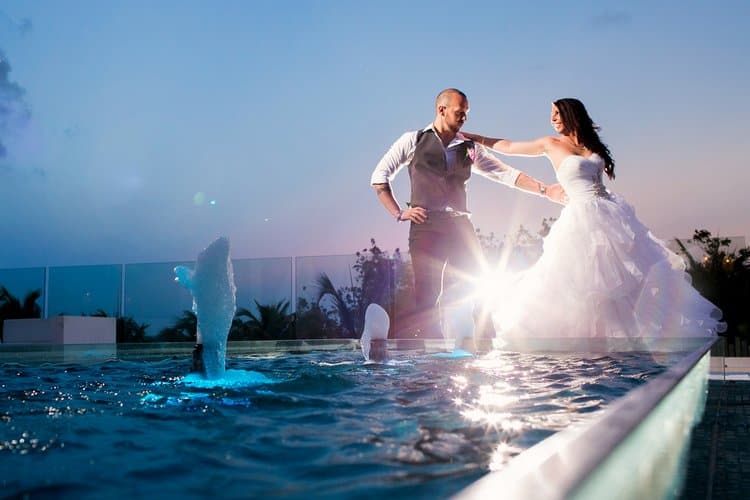 Beautiful destination wedding in Sandos Caracol in Playa Del Carmen-003