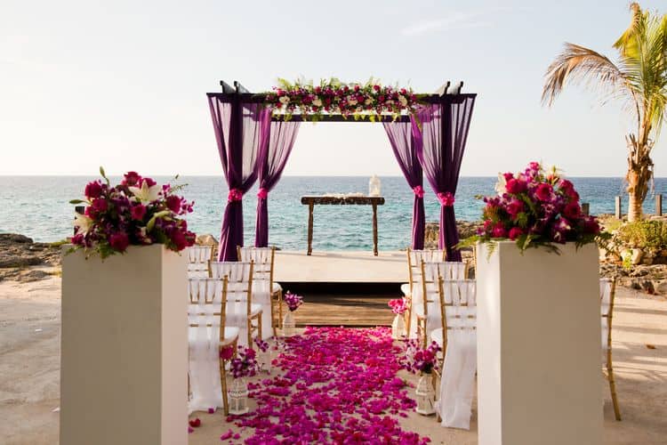 Weed themed destination wedding in Jamaica