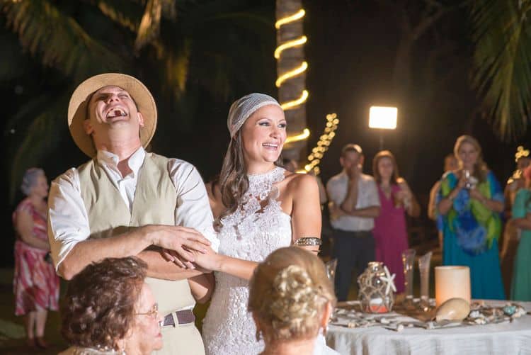 Blessing given by the bride and groom's grandmothers