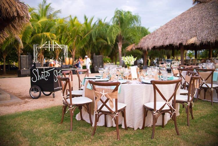 Beach themed wedding in Costa Rica