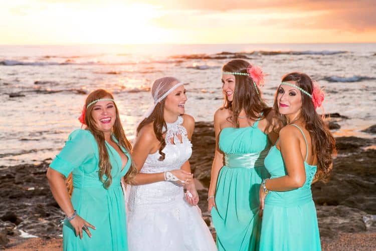 Beach themed wedding in Costa Rica