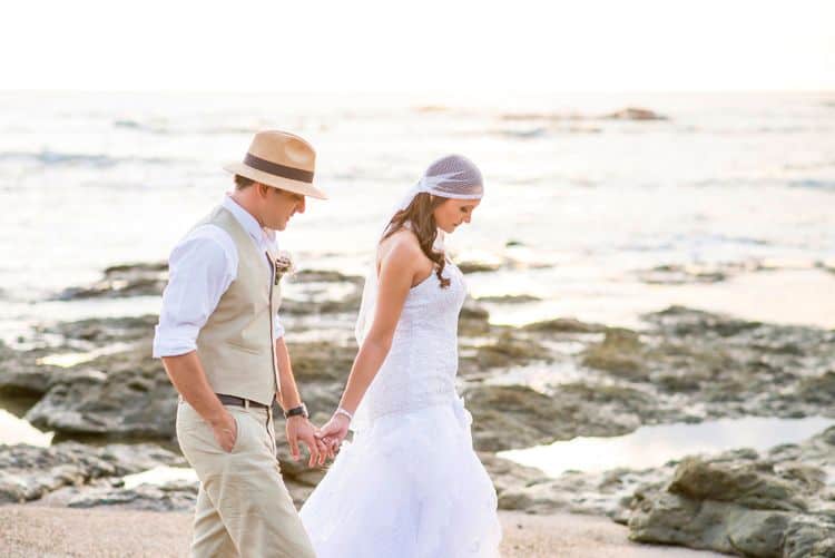 Beach wedding in Costa Rica