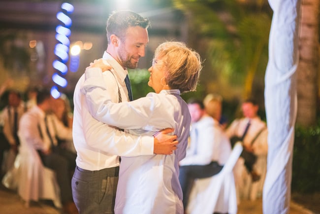 Mother son dance at wedding