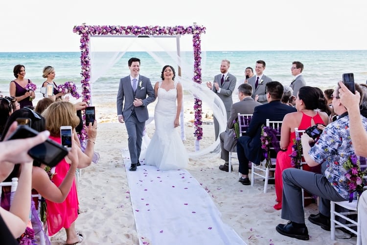 Now Jade Riviera Cancun Destination Wedding