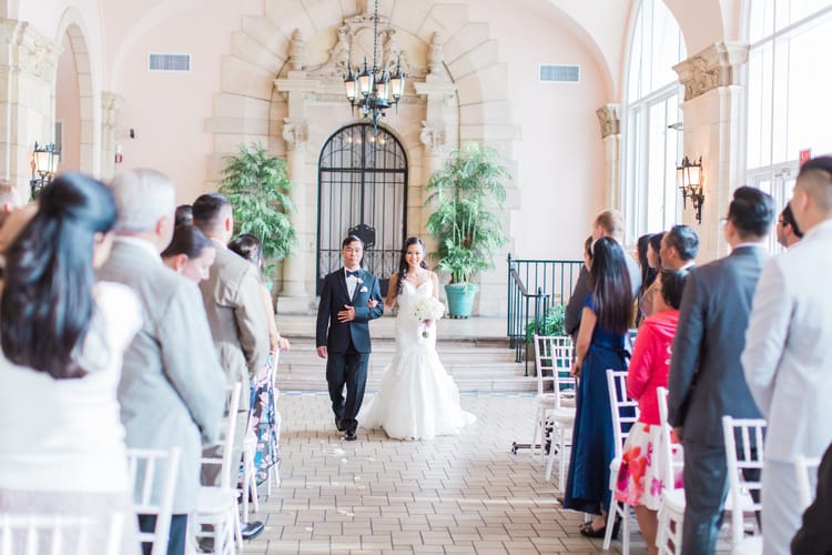 destination wedding at the Flager Museum