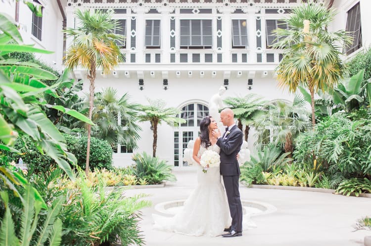 destination wedding at the Flager Museum