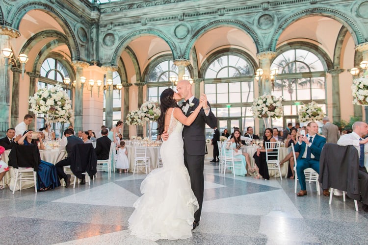 destination wedding at the Flager Museum