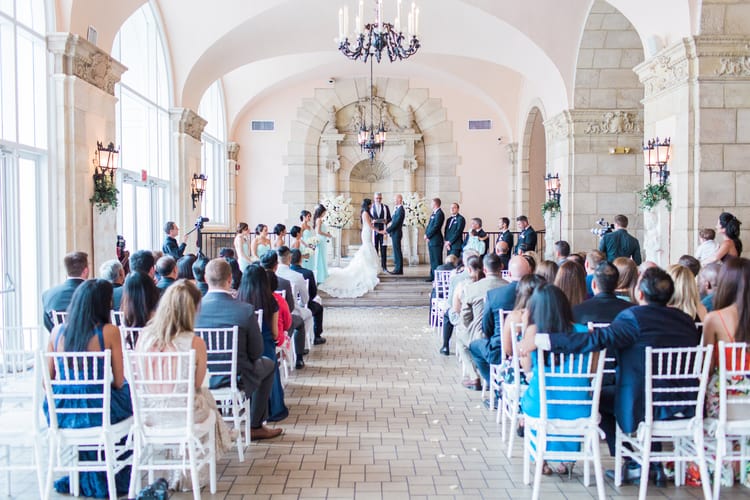 destination wedding at the Flager Museum