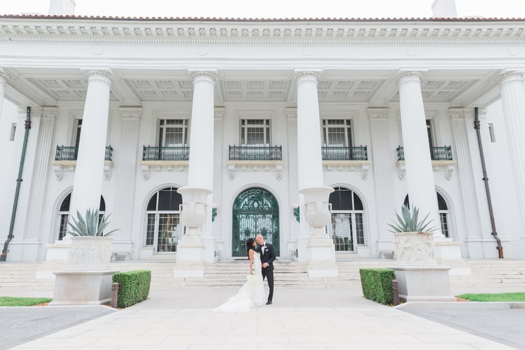 destination wedding at the Flager Museum