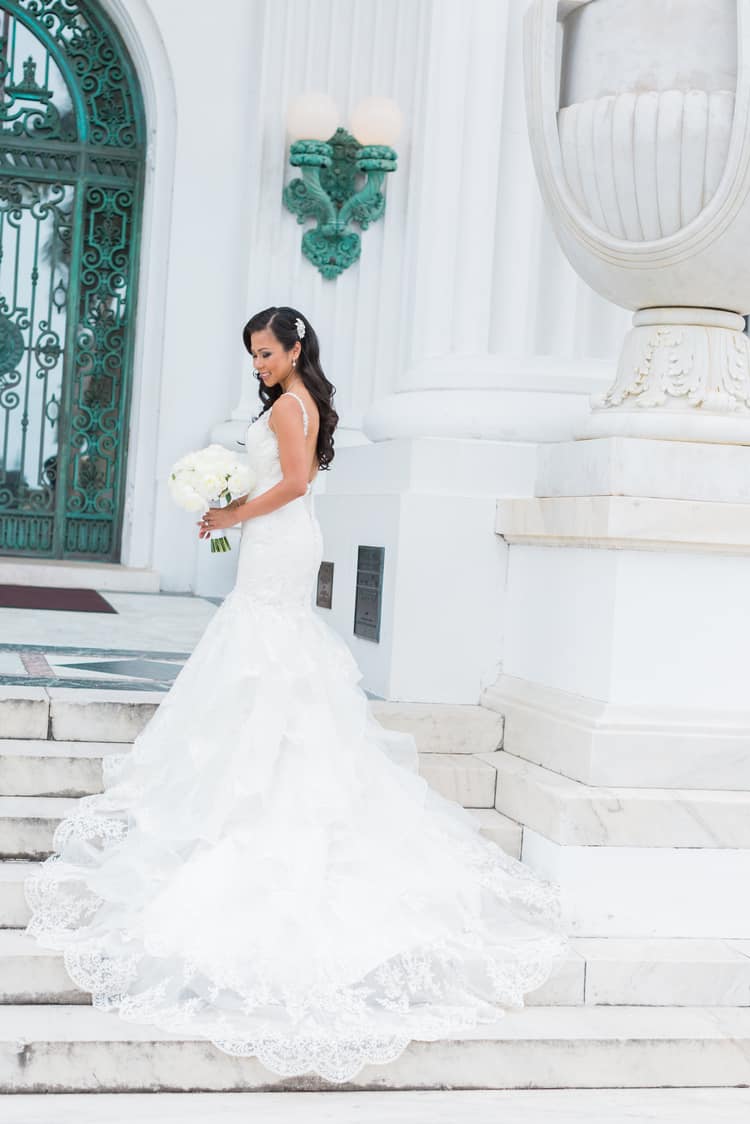 destination wedding at the Flager Museum