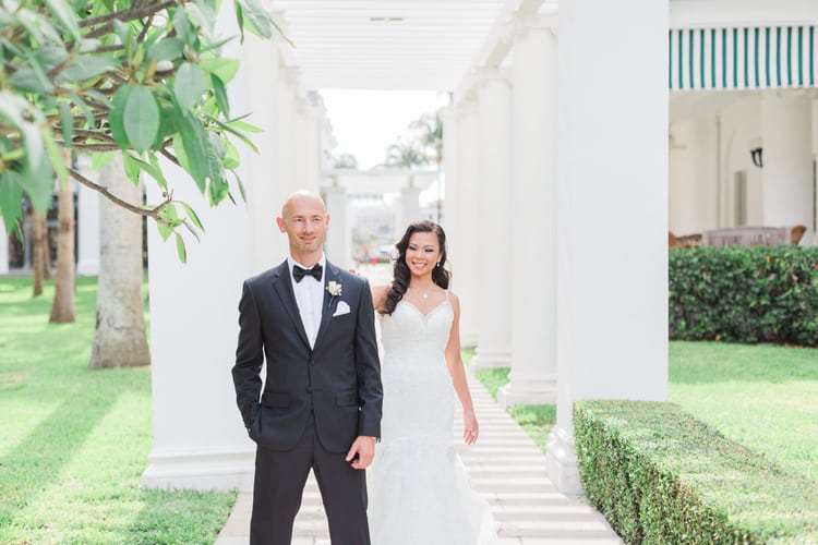 destination wedding at the Flager Museum