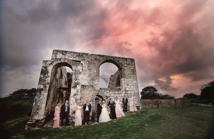 Destination Wedding in Ancient Aqueduct Ruins in Montego Bay