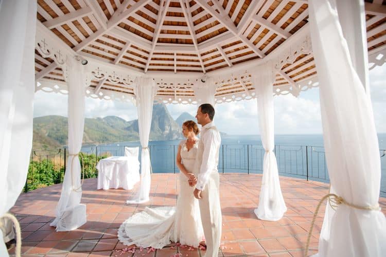 destination wedding in St. Lucia