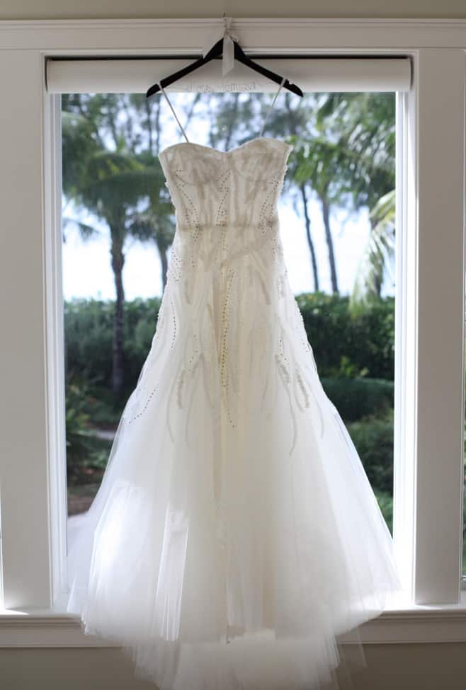 Beach wedding dress