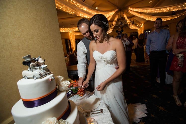 Disney wedding cake