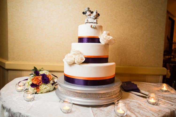 Disney wedding cake