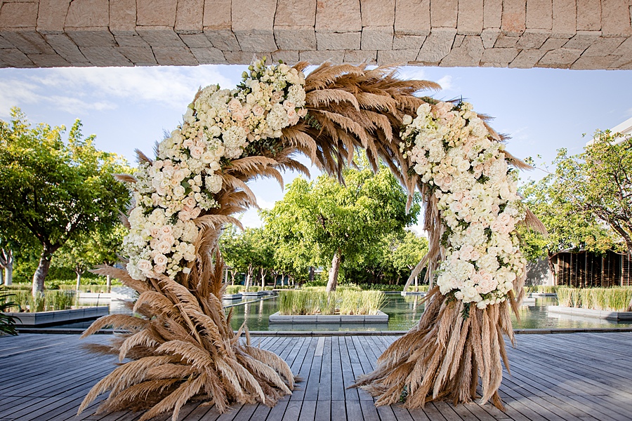 pampas grass wedding