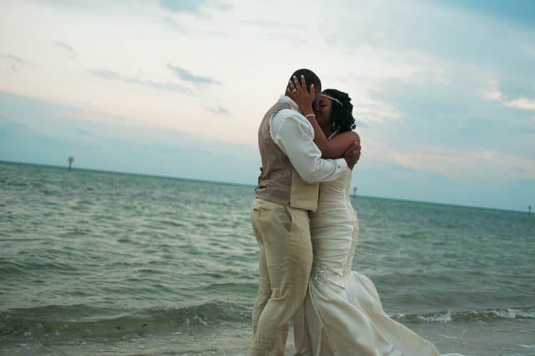 Elopement on a beach in Key West
