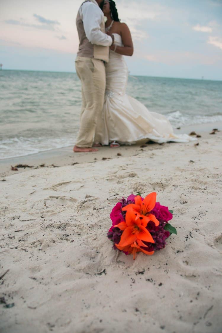 Elopement on a beach in Key West