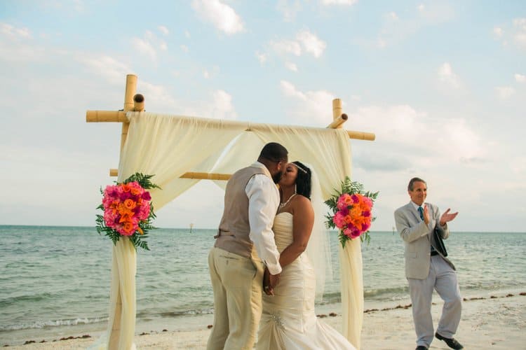 A Gorgeous Beach Elopement In Key West Destination Wedding Details