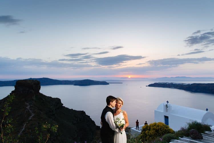 Elopement in Santorini