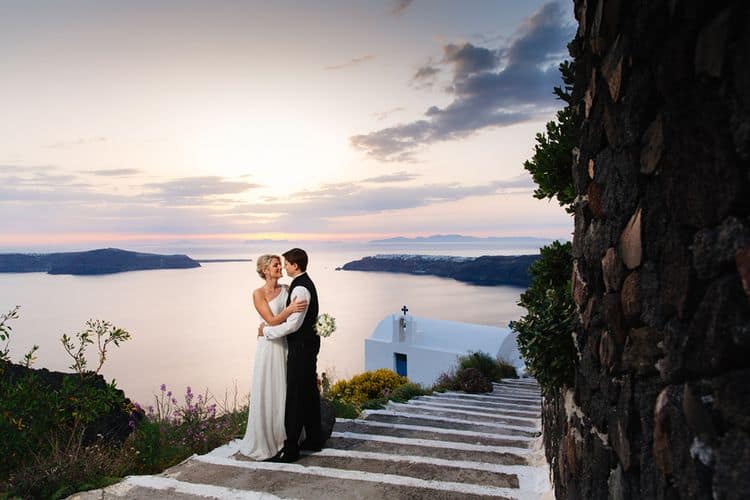 Elopement in Santorini