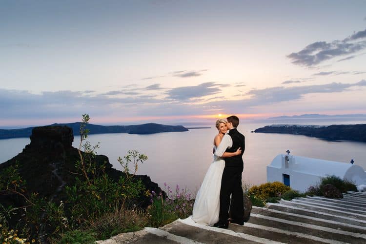 Elopement in Santorini