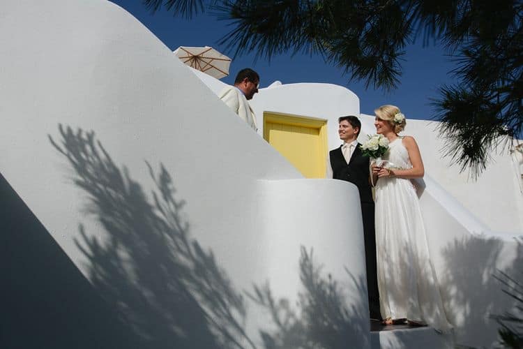 Elopement in the Dreams Luxury Suites in Santorini