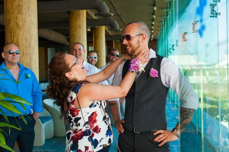 Rooftop destination wedding in Playa Del Carmen