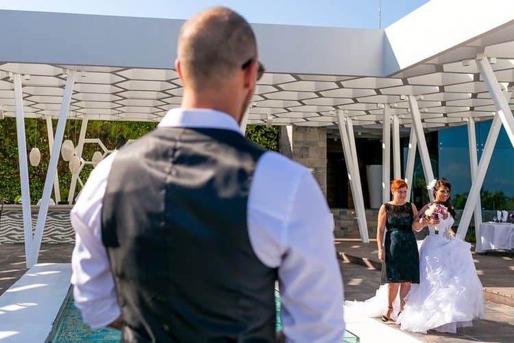 Rooftop destination wedding in Playa Del Carmen