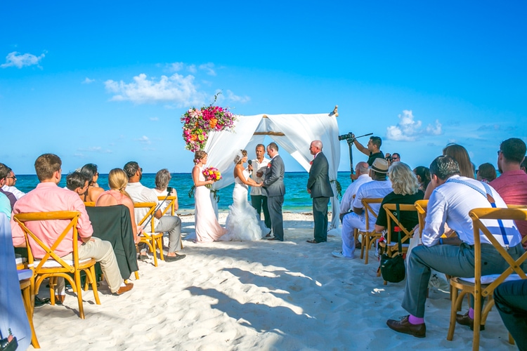 Bright Tropical Destination Wedding At Grand Coral Beach Club