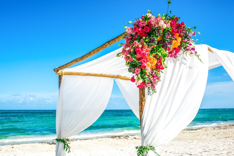 Bright & Tropical Destination Wedding at Grand Coral Beach Club -  Destination Wedding Details