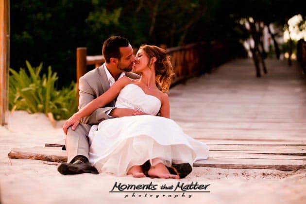 real destination wedding in grand riviera princess