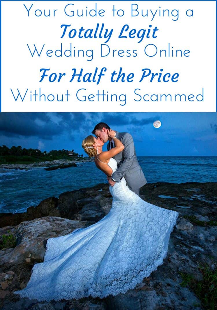 buying a wedding dress online