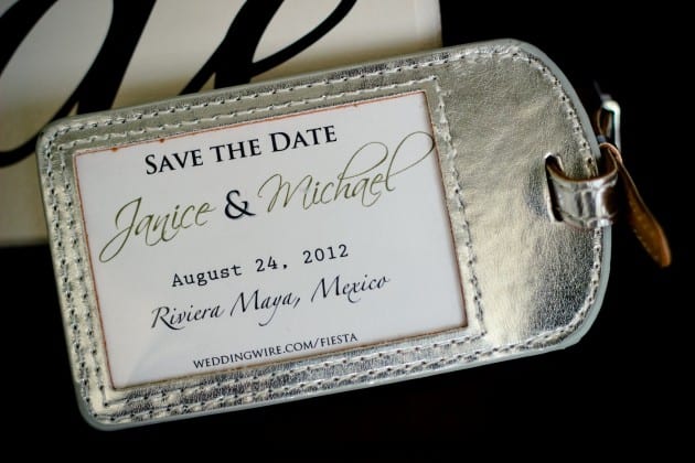 Wedding in Riviera Maya save the date