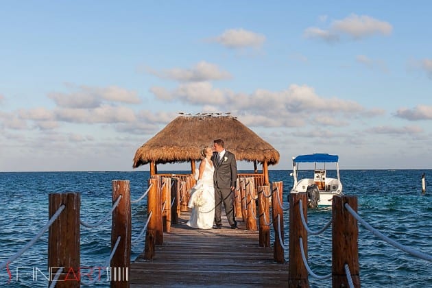 azul beach resort wedding in cancun