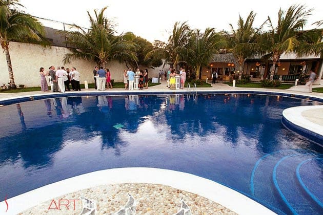 azul beach resort wedding in cancun