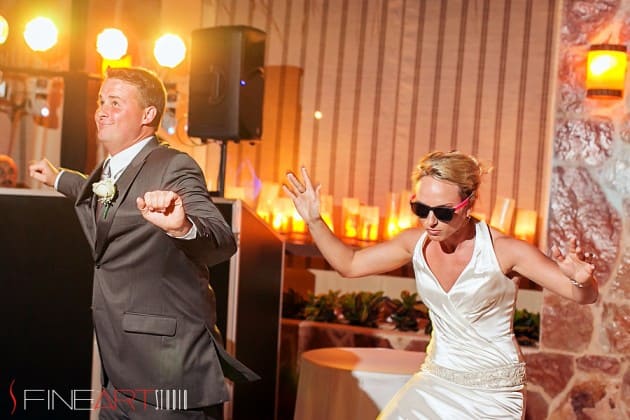 azul beach wedding in cancun