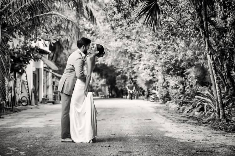 Mayan destination wedding at Casa Violeta in Tulum_34