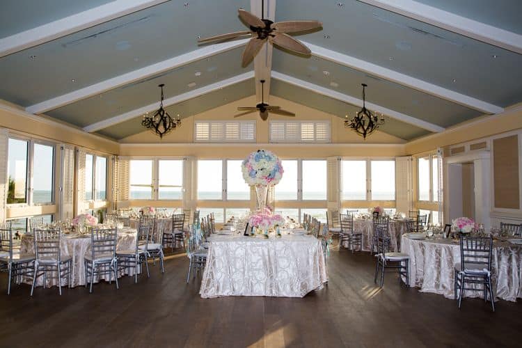 wedding reception at the beach house at the Ritz Carlton in Naples, Florida