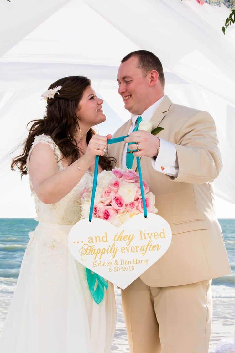 destination beach wedding in florida