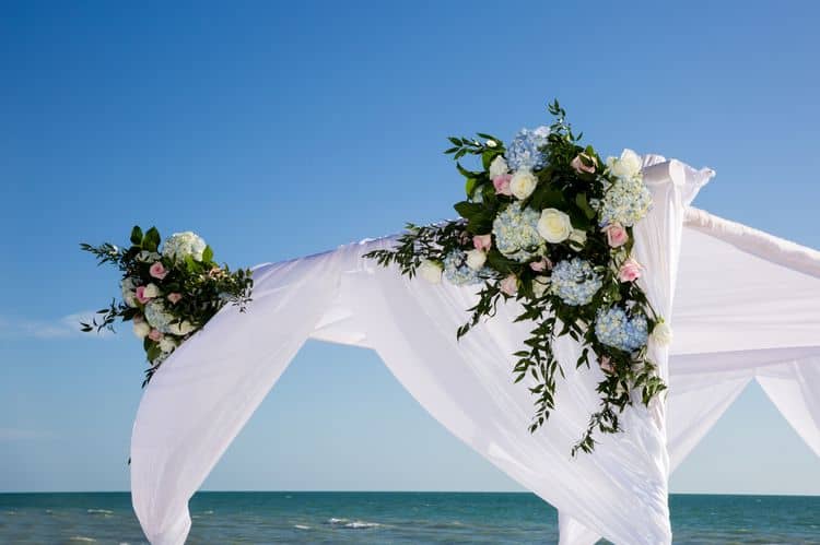 destination beach wedding in florida